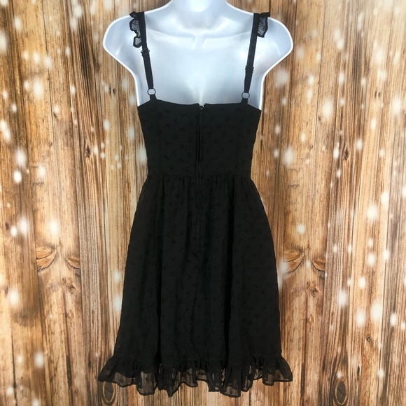 Royal Bones By Tripp Black Flocked Skull Dress - Picture 14 of 14